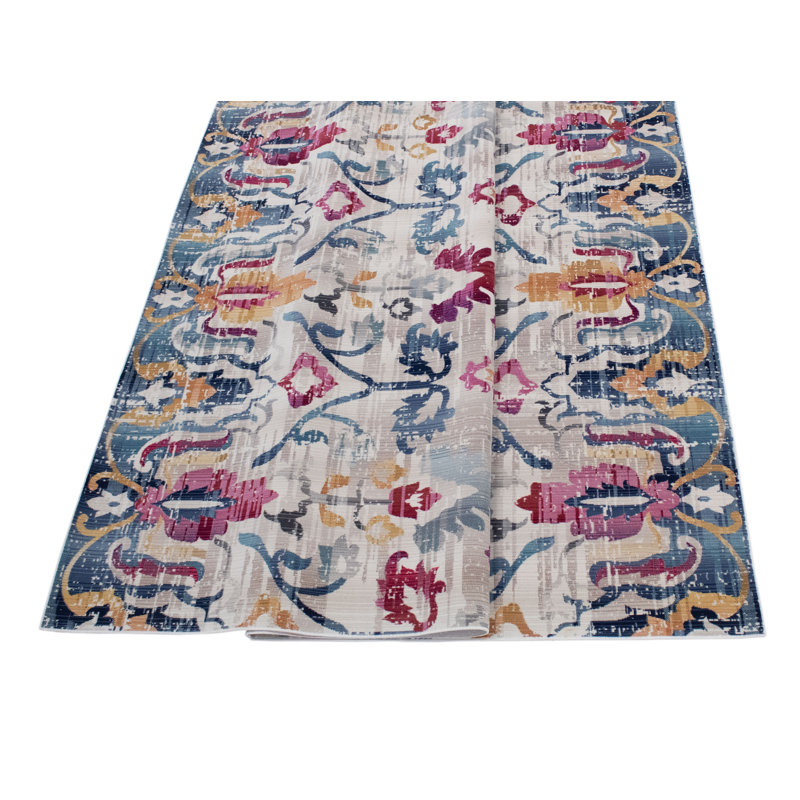 Morvant Floral Indoor Rug, Rectangle 3'2" x 5'2"