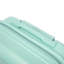 14 "/ 20" 2 pièces / ensemble dans un bagage à roulettes en ABS, avec serrure à combinaison, étui à cosmétiques 14 "(vert menthe)