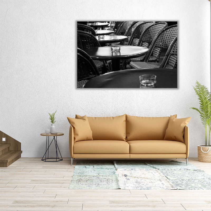 Café noir - reproduction d'art sur toile, H 20 po x l 30 po
