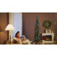 Arbre de Noël 7,5 pi avec DEL synchronisées bricolage, arbre de Noël, vert-133458208