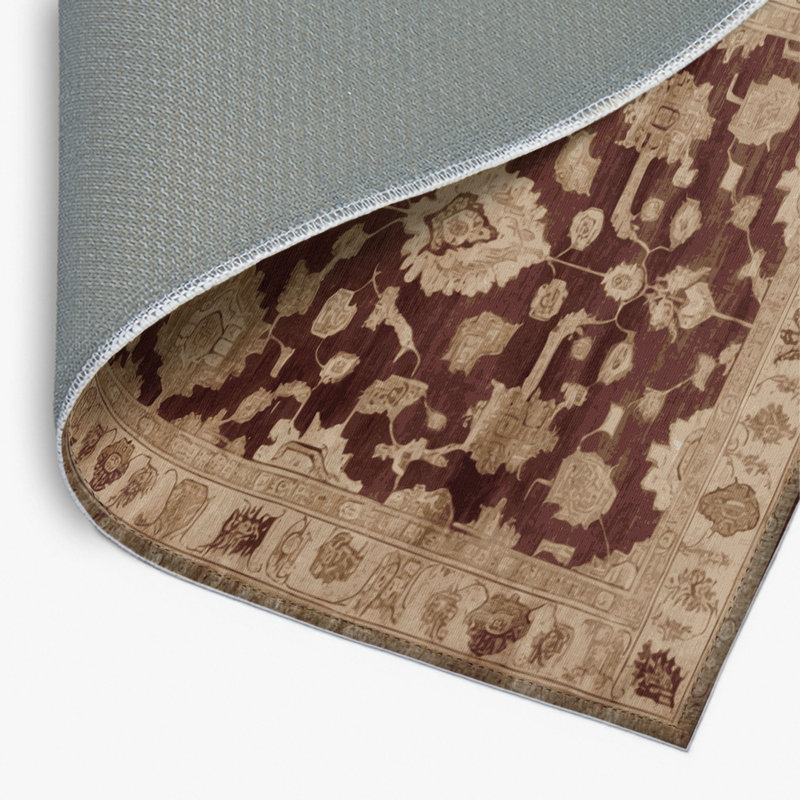 Tapis intérieur et extérieur brun Overdyed, Rectangle 4pi x 6 pi