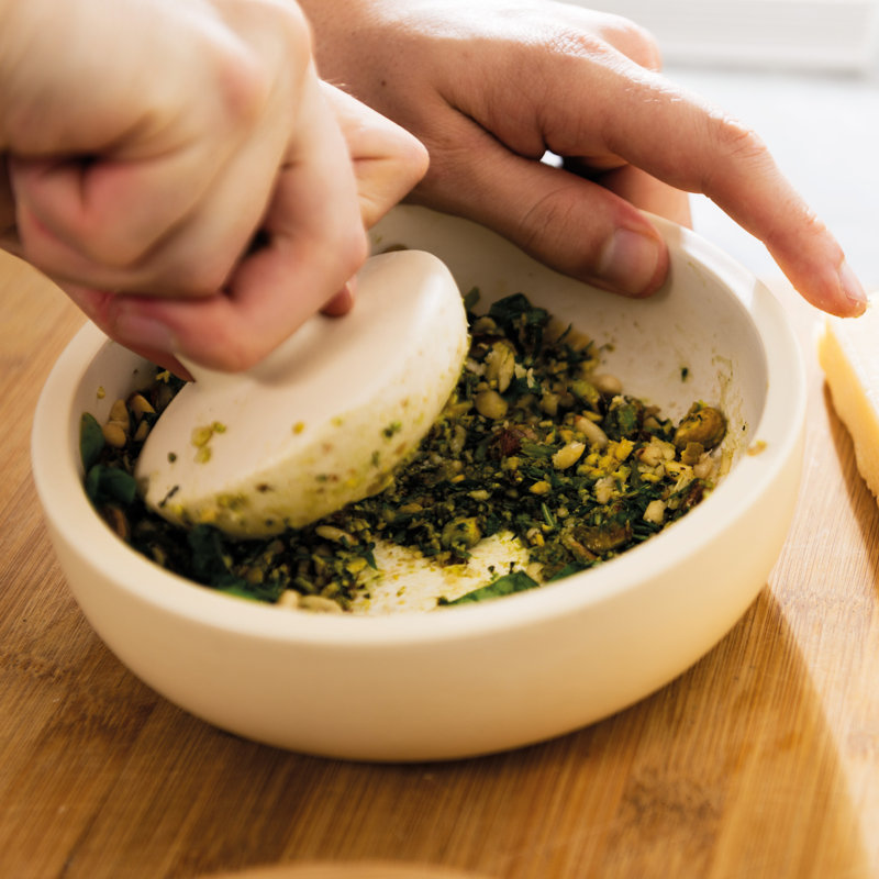 Leo Ceramic Mortar And Pestle Set
