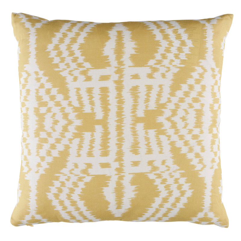 Asaka Ikat Pillow, Buttercup