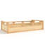 Lits simples Safe, structure de plancher en bois aggloméré en bois de pin, style maison moderne et naturel