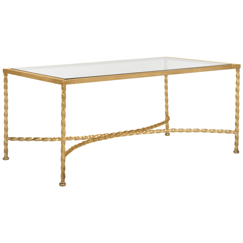 Keely Coffee Table, Gold