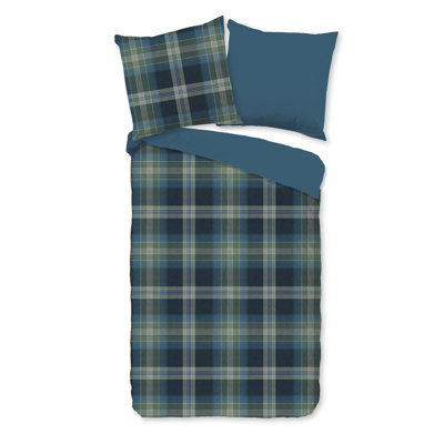 Cotton Abstract Duvet Cover with Pillowcases