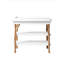 Milk Street Baby Branch Open Shelf Changing  Table (Snow)-263816835