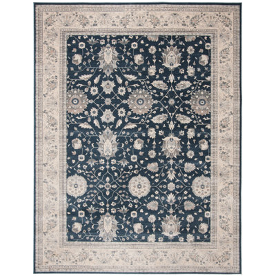 Richlands Floral Viscose Area Rug