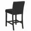 Ensemble de salle à manger à hauteur de comptoir 5 pièces Carré Faux Table de marbre Velours rembourré capitonné chaises à clous Pieds en bois Mobilier de salle à manger-1826796588