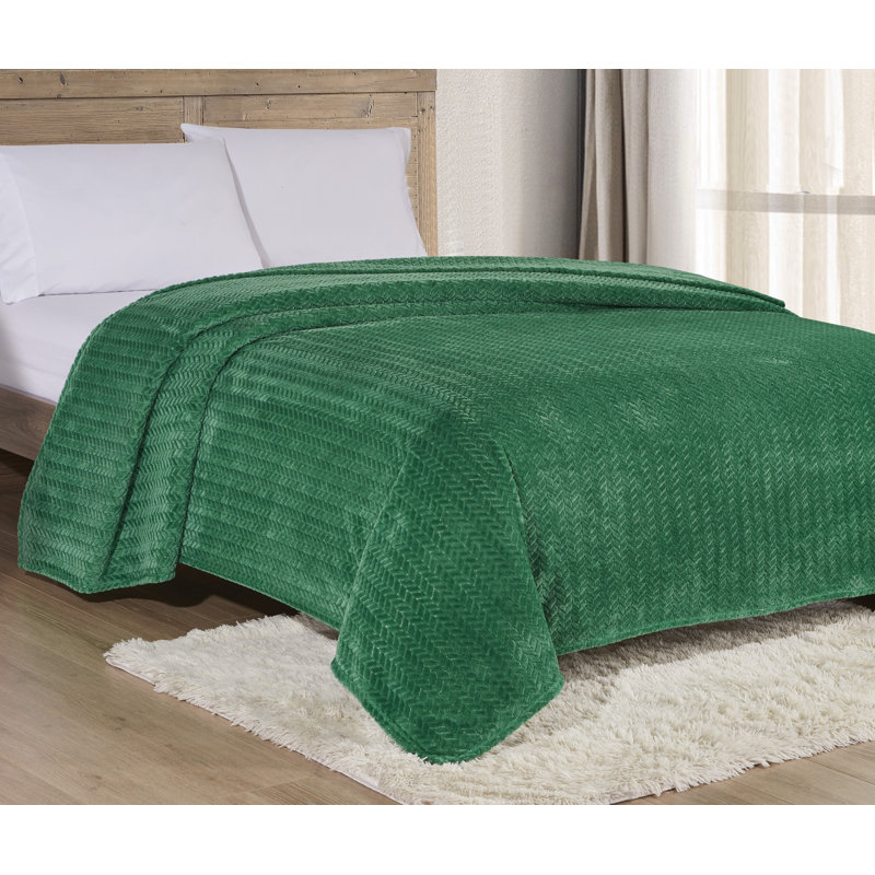 Cable Knit Throw Blanket, Gray, King