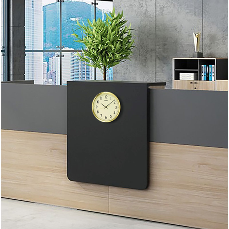 QXA417GLH Wall Clock, Gold, Gold