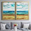 «Summer Love I», ensemble de 2 reproductions d'art sur toile encadrées-1407861885-1407861887