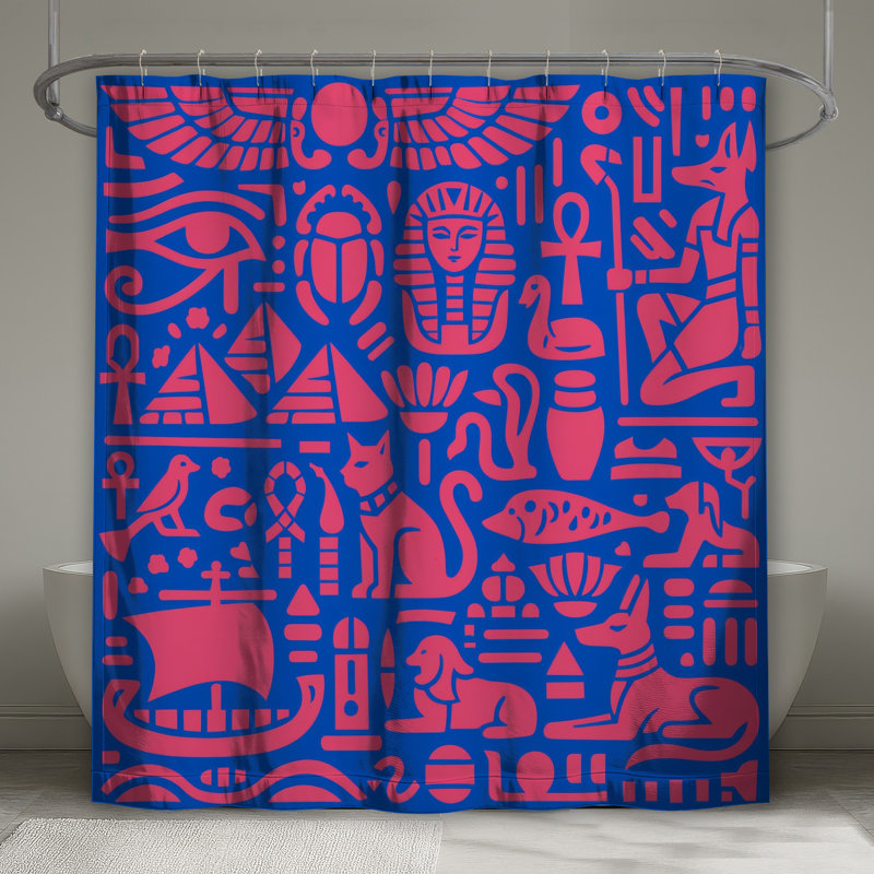 Rideaux de douche égyptiens, L 70 po x H 84 po