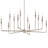 12 - Light Steel Dimmable Chandelier-732920491