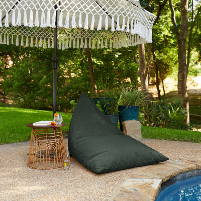 Grand fauteuil à billes d'extérieur Sunbrella