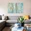 Stream Of Teal by Blakely Bering - Painting on Canvas-50019329-56678831