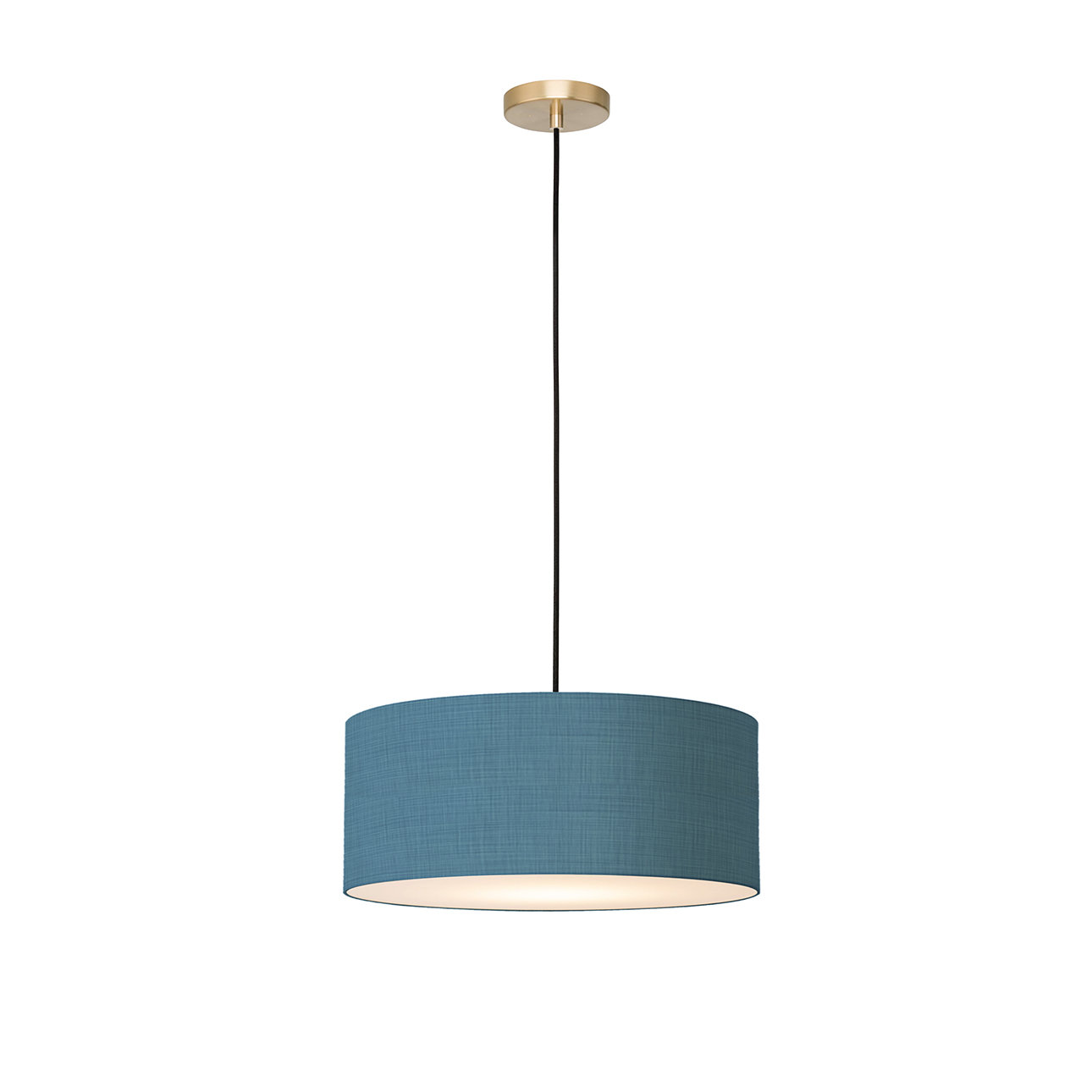 Pendant Kit Stretch Linen Single Pendant, Turquoise