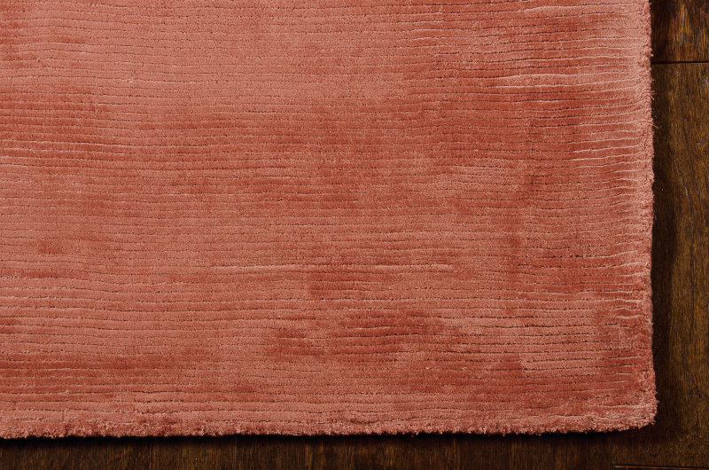 Tapis rouille noué à la main Lunar, Tapis de couloir 2 pi 3 po x 7 pi 5 po