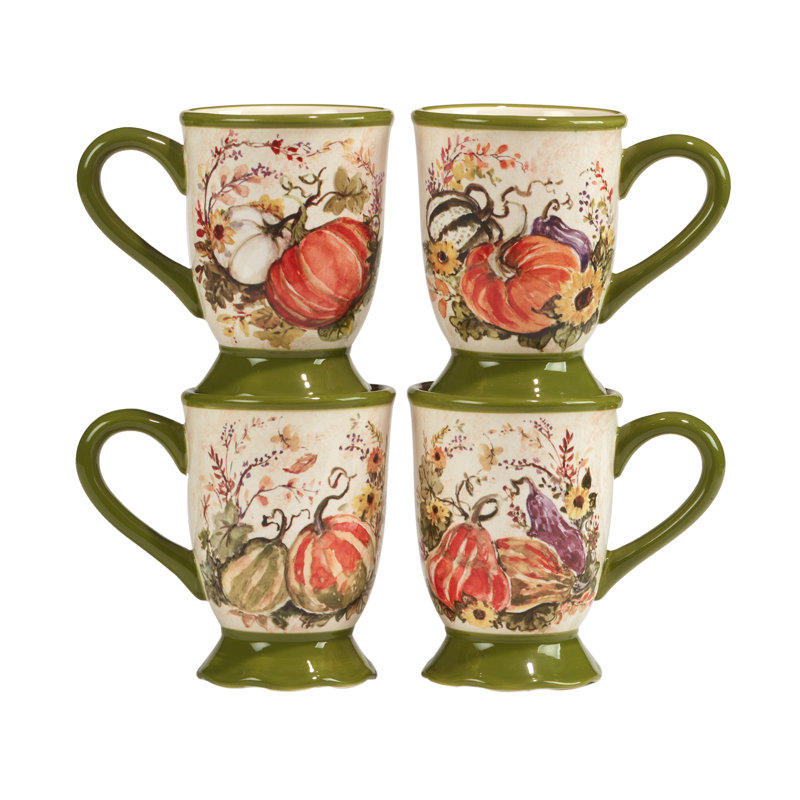 Ensemble de 4 tasses Harvest Morning