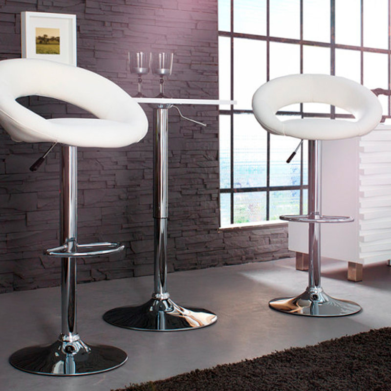 Paul faux Leather Stool