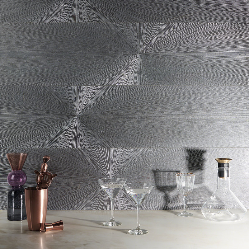 Voyager 12" x 48" Porcelain Tile, Dark Gray