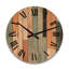 Horloge murale en bois massif Tyashia-1491741356