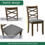 Ensemble de table de salle à manger 4 pièces Elegant Elegant
