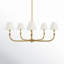 Lustre en acier 5 lumières Greta-363572482