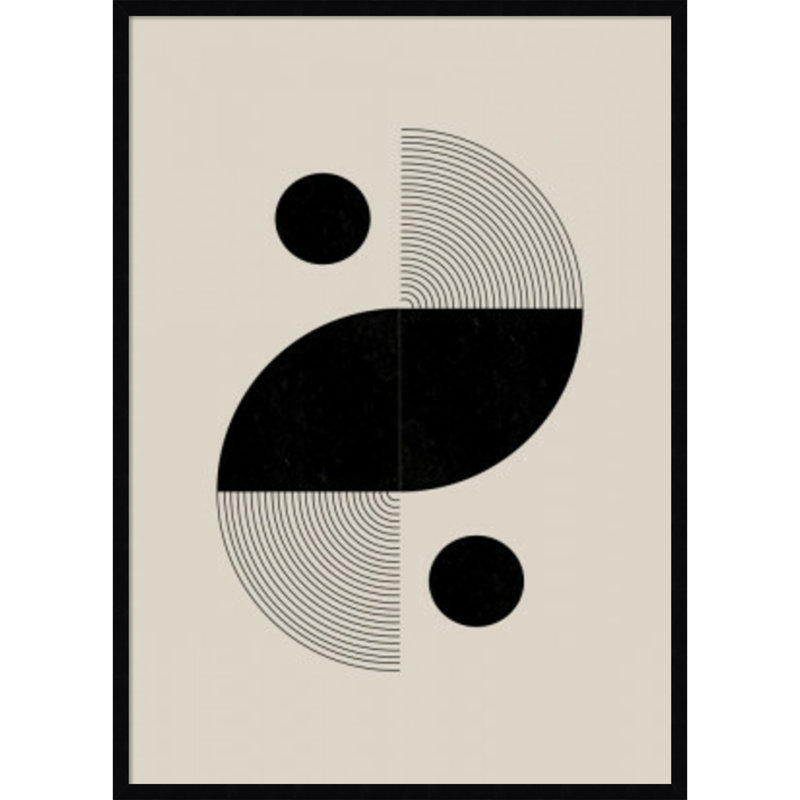 BaB No 3 by The Miuus Studio, Black, 41" H x 30" W x 1" D