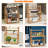 Cabinet System Bamboo Spice Rack with Adjustable Racks