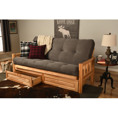 Futon complet avec matelas et rangement avec rangement Stratford
