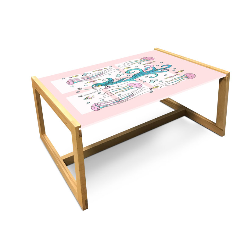Table basse East Urban Home Sea Monster, H 15,75 po x L 35,83 po x l 24,4 po