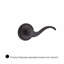 Curve Single Dummy Door Lever with Traditional Round Rose-22037202-35371936