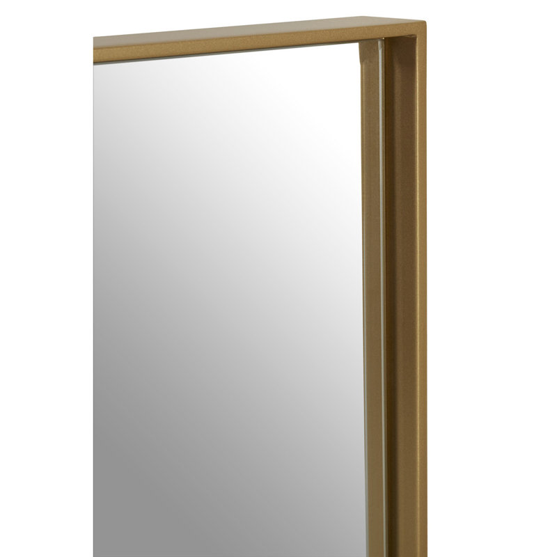 Louann Solid Wood Flat Wall Mirror, 32cm H x 32cm W
