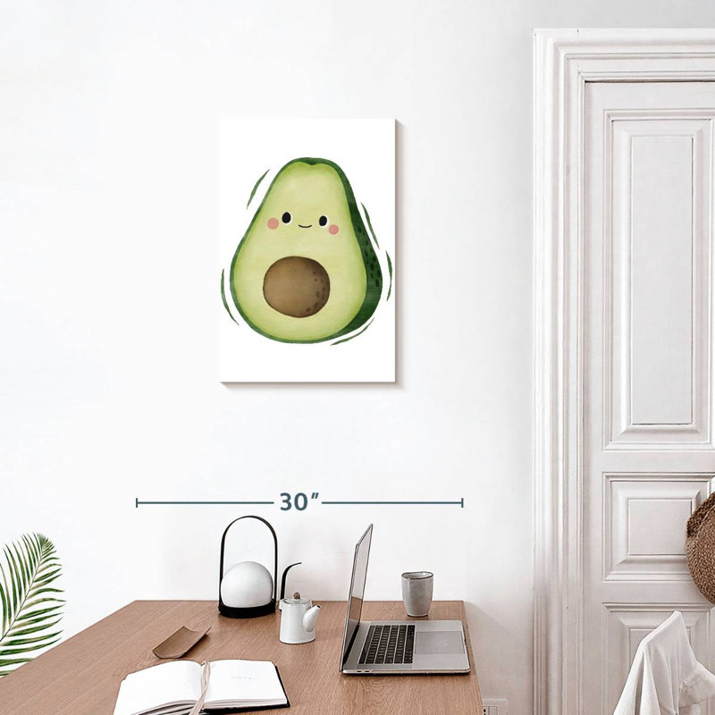 Yarlin Cute Avocado, 24" H x 16" W