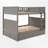 Britian Kids Full Over Full Bunk Bed with Trundle-577966828