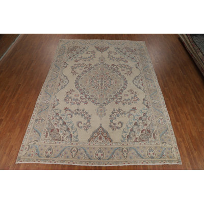 Wool Medallion  Traditional Area Rug 10x13