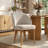 Modern 79" Oval Dining Set With 6 Upholstered Dining Chairs-1224842801-1224842797
