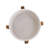 Surles Round Modern Ceramic Indoor Pot Planter with Wood Legs-763070398-763070399
