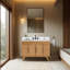 Taylor 48 in. Single Natural Teak Bathroom Vanity with Engineered Stone Top