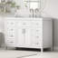 Meuble-lavabo de salle de bain avec lavabo, 2 portes, 8 tiroirs, système de fermeture en douceur, conception classique-329138852