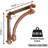 Half Round Shelf Bracket-45638570-45638571