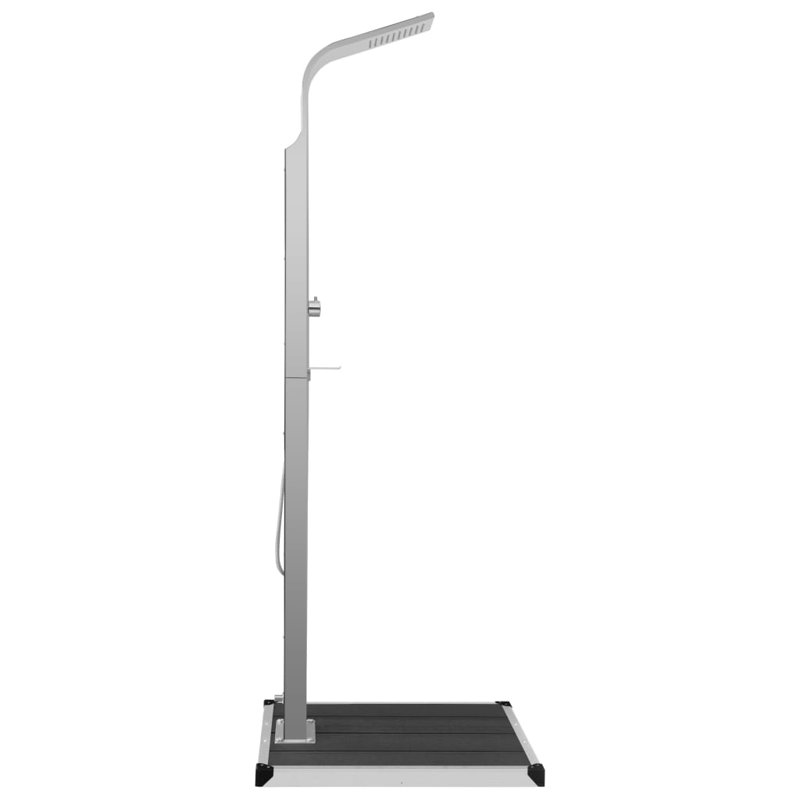 Kymber 800 x 620 mm Metal Shower Tray, Grey
