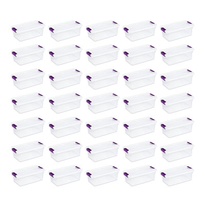 Contenant de rangement avec couvercle transparent Sterilite
