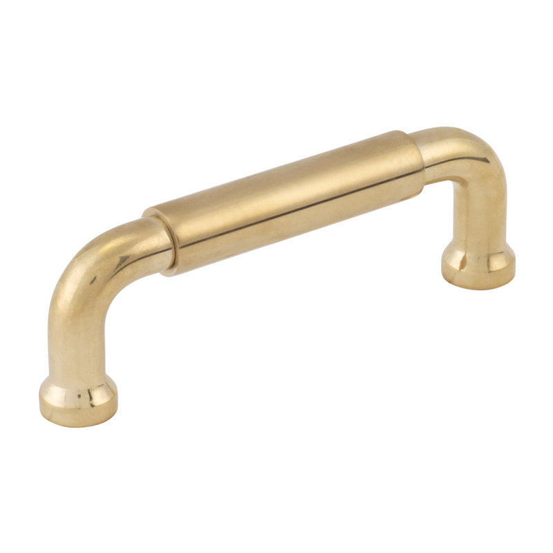 Edgewood Pull, 3 3/4", Unlacquered Polished Brass