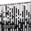 Rideau de douche noir et blanc avec 12 lignes Lines-1318483142