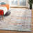 Felty Oriental Light Gray/Light Blue Area Rug-267104005