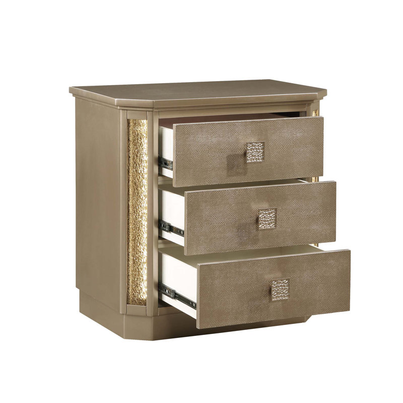 Table de chevet en bois