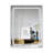 Elmas Glass Flat Wall Mirror