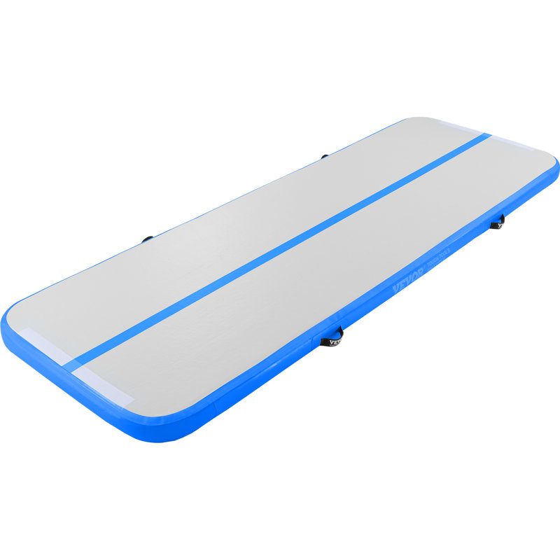 Blue PVC Inflatable Gymnastics Tumbling Mat, 118"